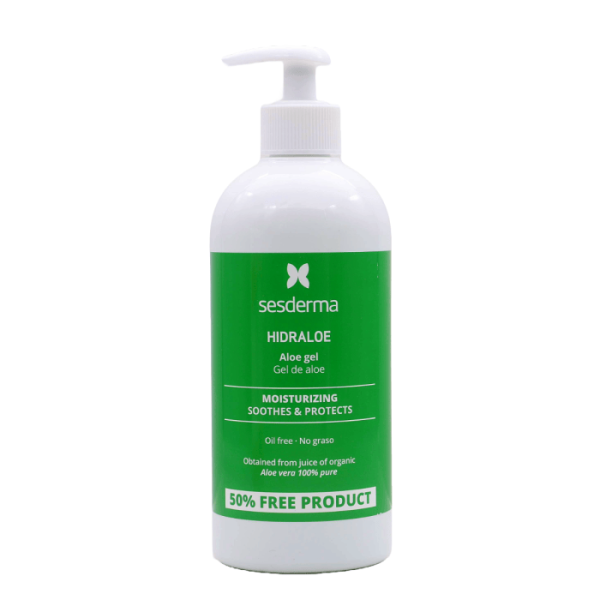 SESDERMA HIDRALOE GEL DE 100% ALOE OIL FREE 500 ML