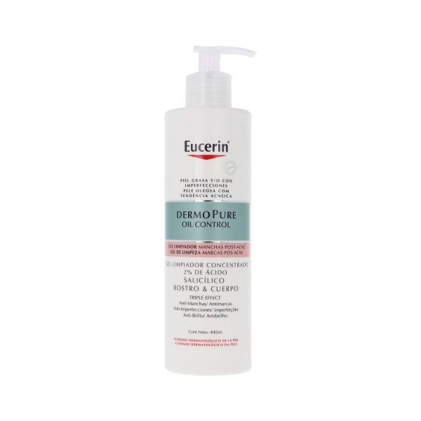 EUCERIN DERMOPURE OIL CONTROL GEL ROSTRO Y CUERPO 400ML