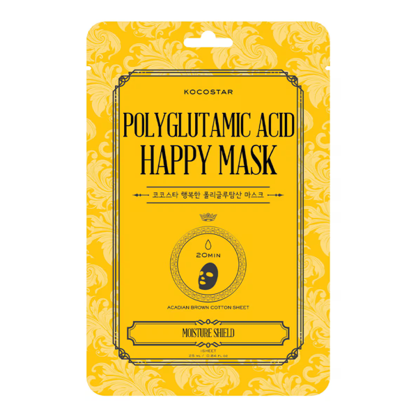 KOCOSTAR POLYGLUTAMIC ACID HAPPY MASK 1 UNIDAD 25ML.