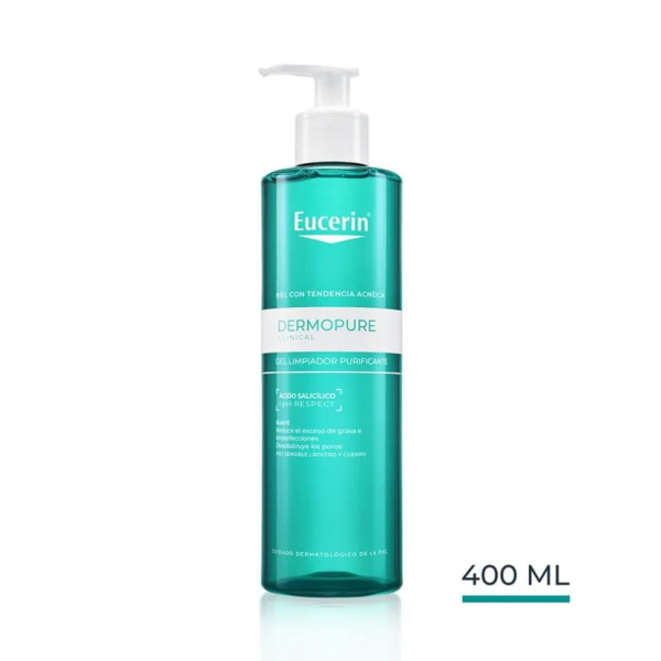 EUCERIN DERMOPURE OIL CONTROL GEL LIMPIADOR FACIAL400 ML.
