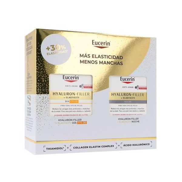 EUCERIN H-FI ELASTICITY CR DIA SPF30 50ML+ CR NOCHE 50ML