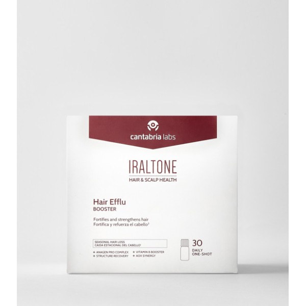 IRALTONE HAIR EFFLU BOOSTER 30 VIAL 15ML ANTICAIDA